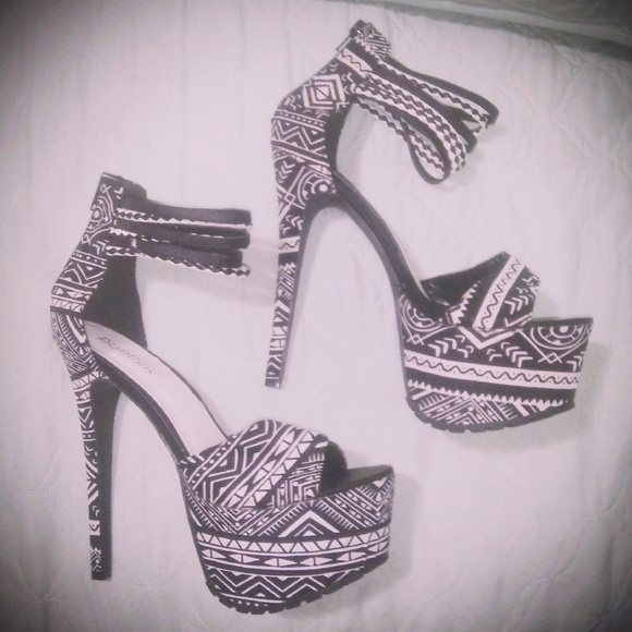 Platform Pumps heels - Picture 2 of 5